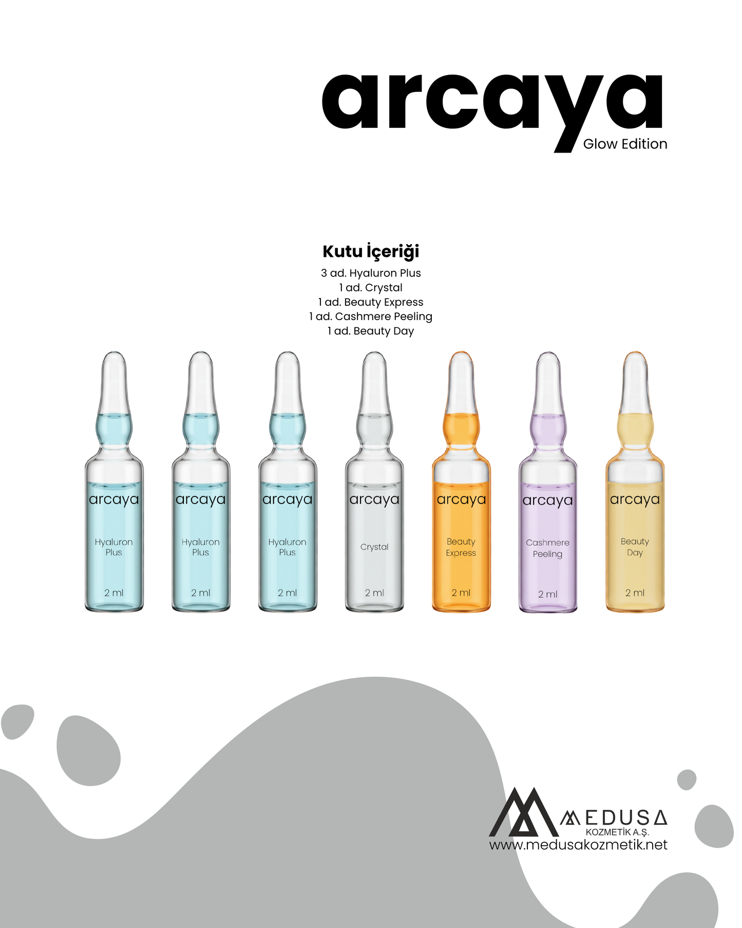 Arcaya Glow Edition 2ml 7'li Set